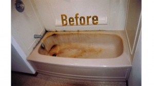 Before Tub Reglaze