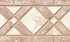 Botticino Cream Listello Accent Strip