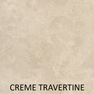 Crema Travertine Color Chip Labelled