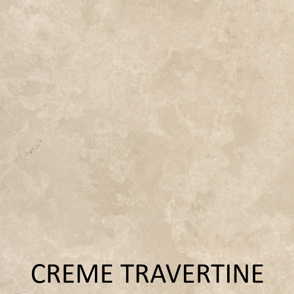 Crema Travertine Color Chip Labelled