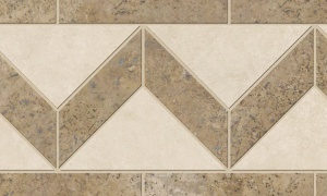 Crema Travertine Listello Accent Strip