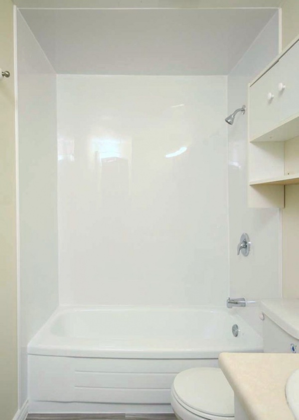 White Smooth Acrylic Walls