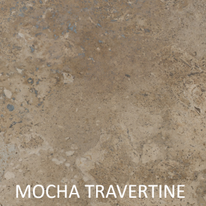 Mocha Travertine Color Chip Labelled
