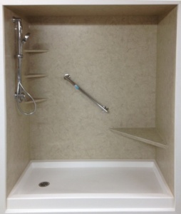 Tahiti Shower Wall