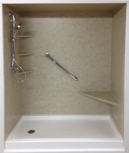 Tahiti Shower Wall
